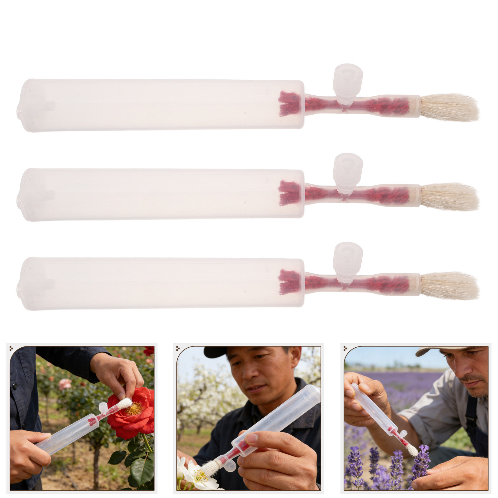 Gardening Tools Vegetables - 3Pcs Vegetable Pollinator Stick Garden Pollination