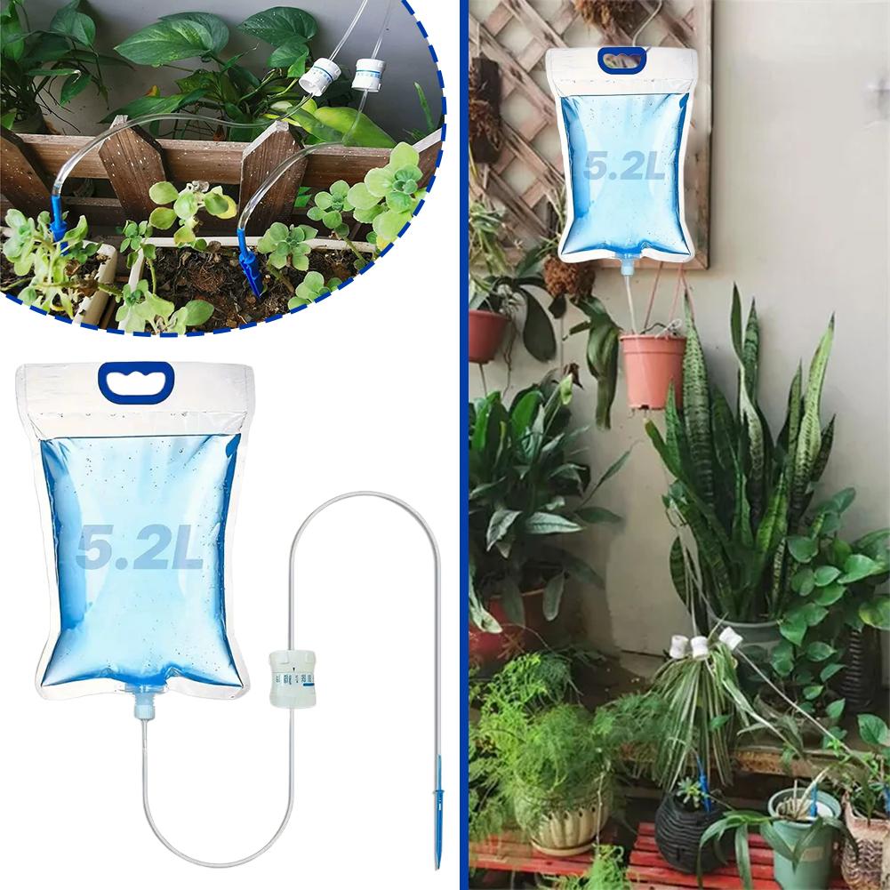 Automatic Plant Waterer - 5.2L Adjustable Automatic Drip Watering Can