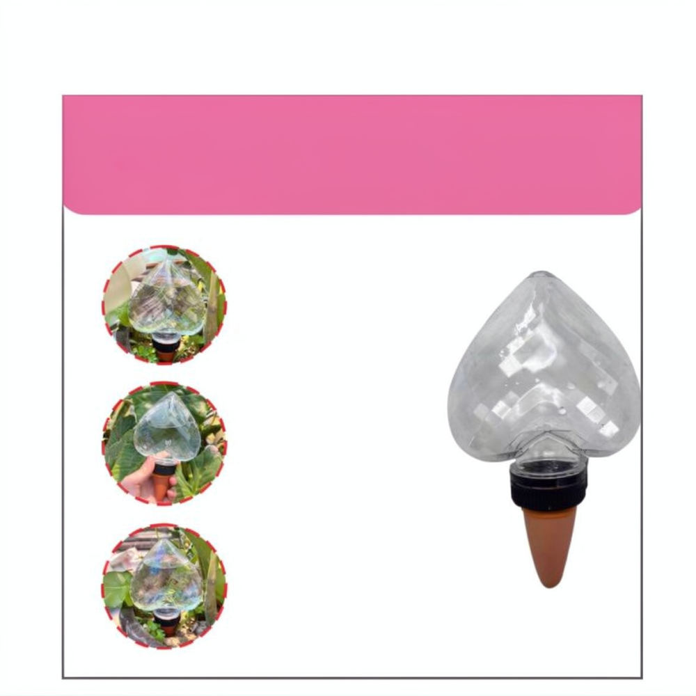 Heart Shaped Automatic Waterin - Automatic Plant Waterer review and price