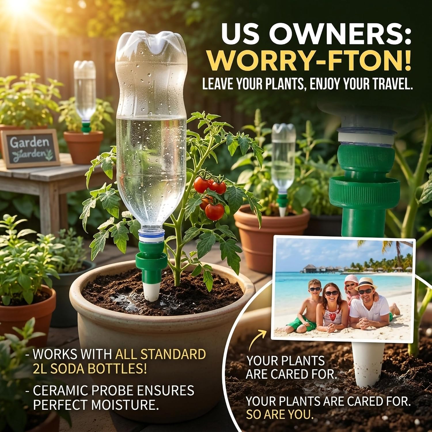 Terracotta Watering Spikes for - Automatic Plant Waterer review and price